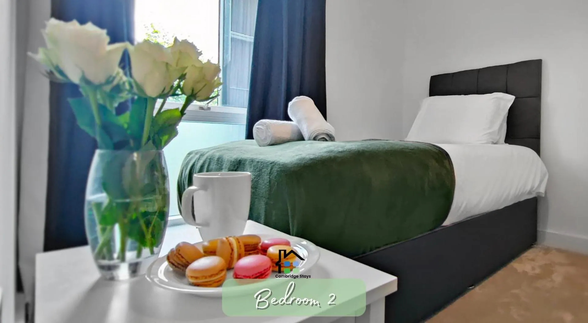 Cambridge Stays Central Apart Hotel 2Br Flats-Easy Walk To City Centre-Parking-Balcony Apartment