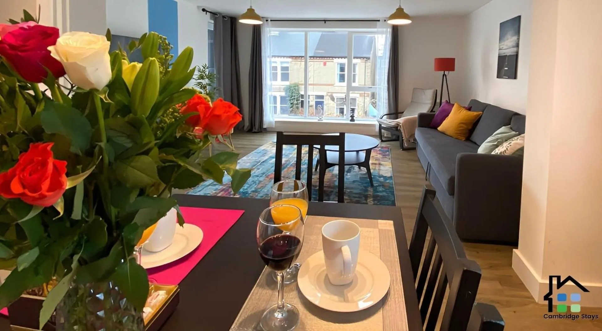 Cambridge Stays Central Apart Hotel 2Br Flats-Easy Walk To City Centre-Parking-Balcony Apartment Cambridge (Cambridgeshire)