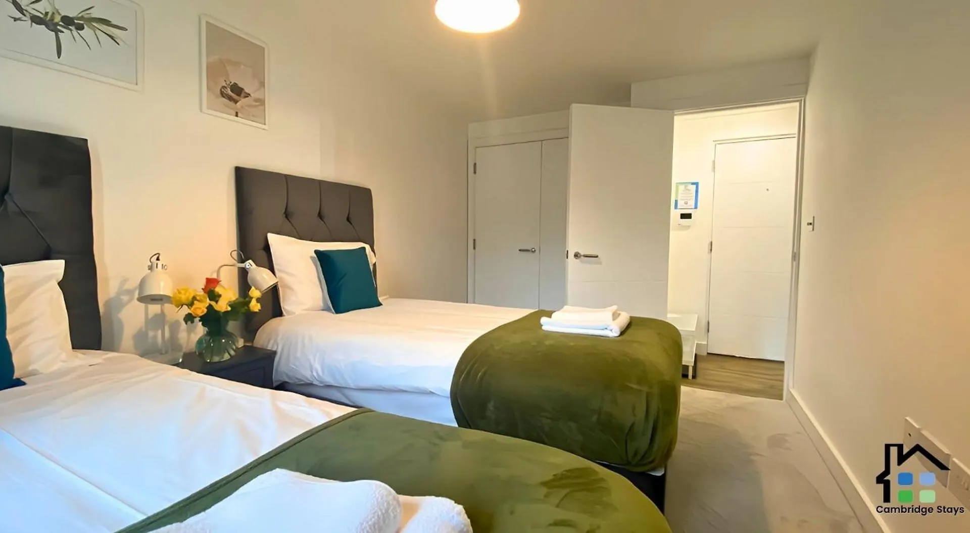 Apartment Cambridge Stays Central Apart Hotel 2Br Flats-Easy Walk To City Centre-Parking-Balcony United Kingdom