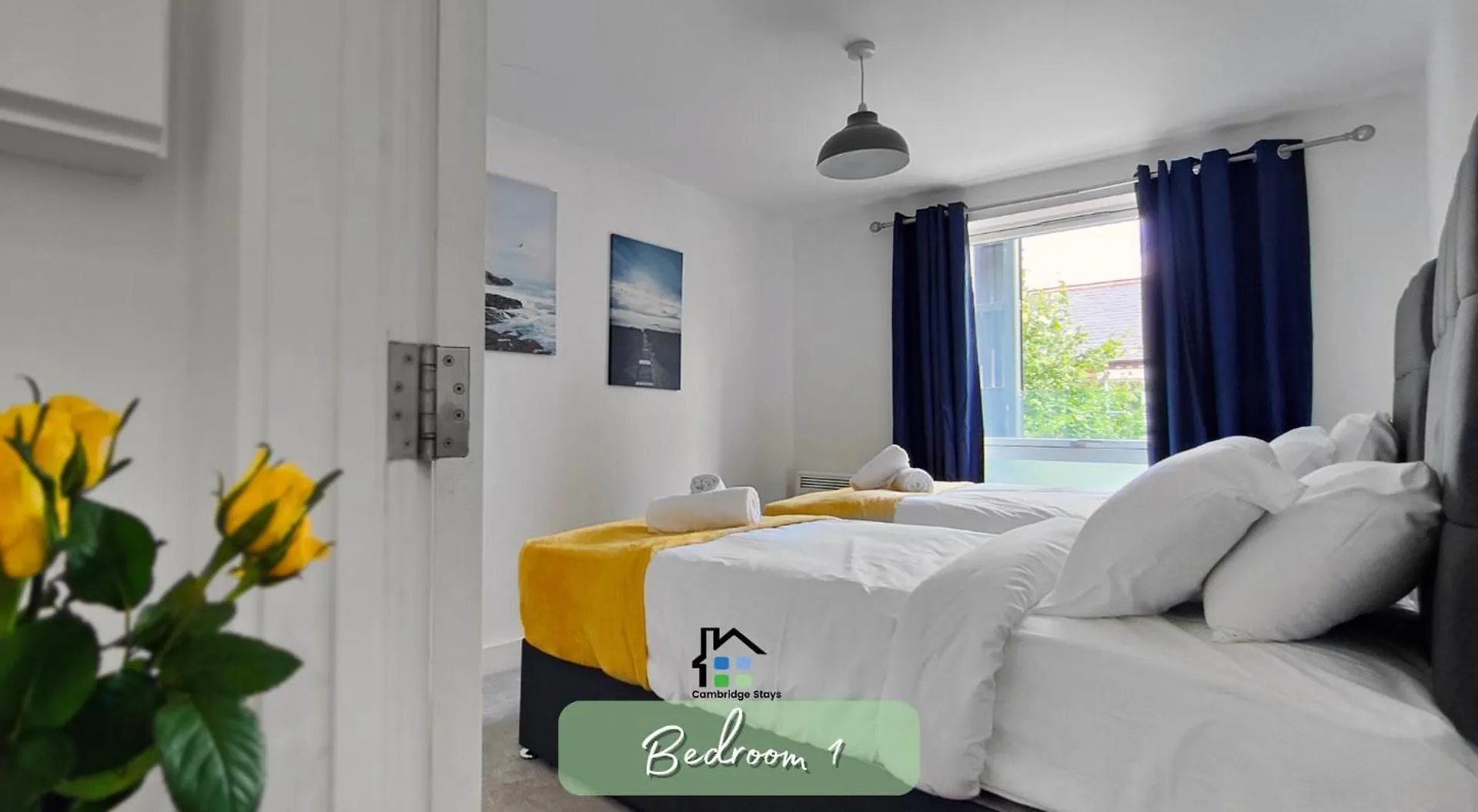 Lägenhet Cambridge Stays Central Apart Hotel 2Br Flats-Easy Walk To City Centre-Parking-Balcony
